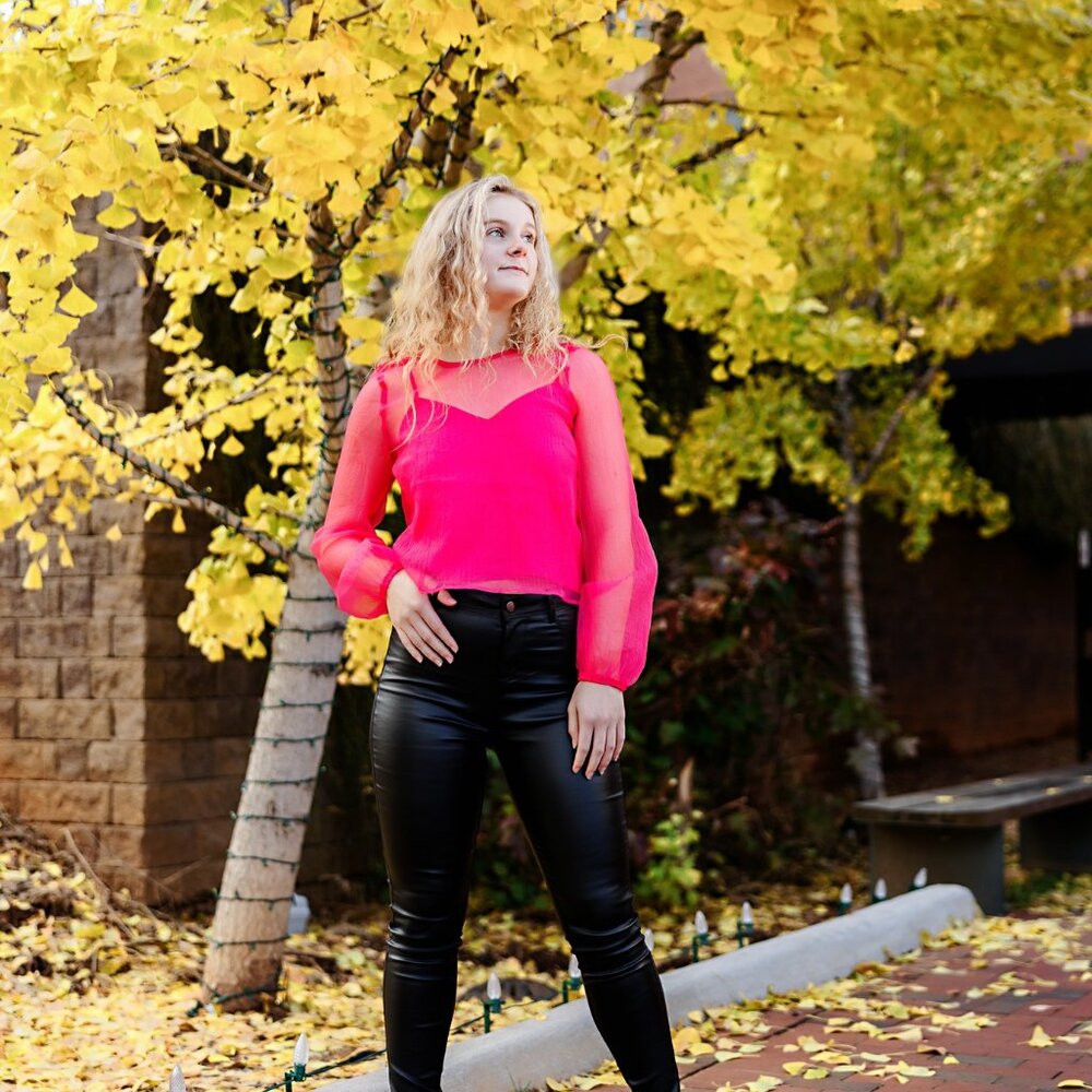 Lulus Hot Pink sheer shirt ! - Picture 2 of 5
